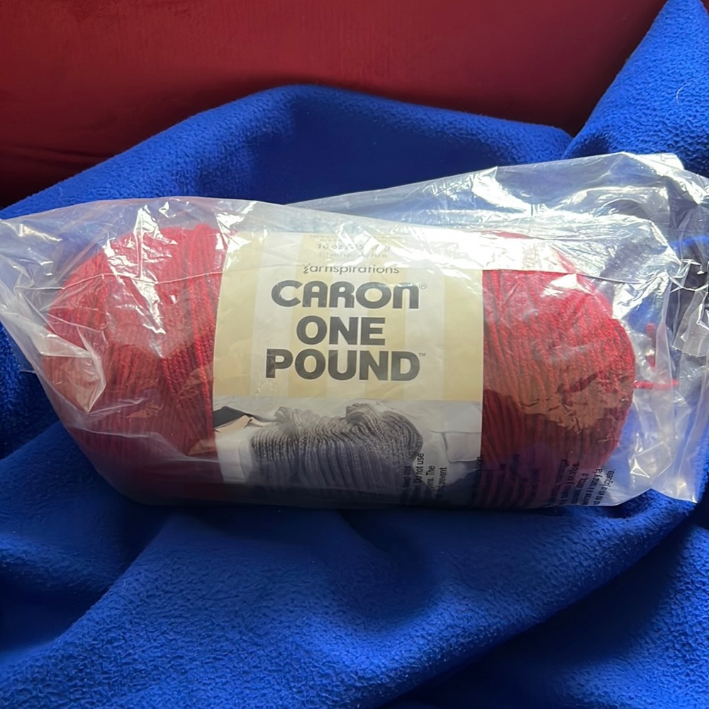 Spinrite Caron One Pound Yarn Claret New